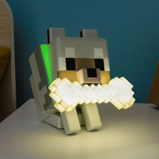 Paladone Minecraft GloBuddies lampa Vlk - 5