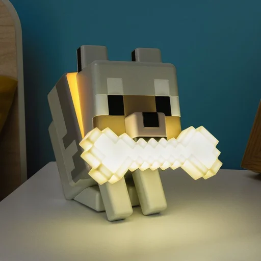 Paladone Minecraft GloBuddies lampa Vlk - 6