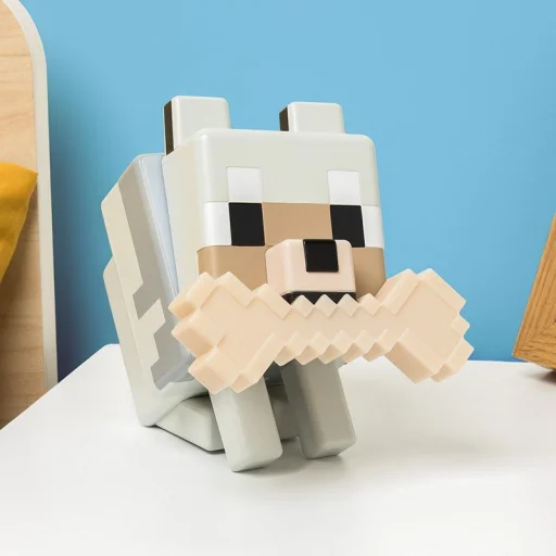 Paladone Minecraft GloBuddies lampa Vlk - 8