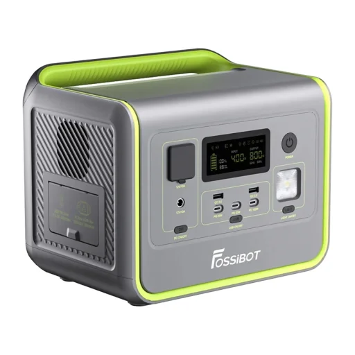 FOSSIBOT F800 800 W-os hordozható töltőállomás zöld - 3