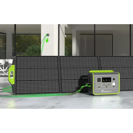 FOSSIBOT F800 800 W-os hordozható töltőállomás zöld - 9