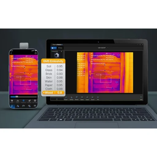 THERMAL MASTER P2 Pro Mini termokamera (USB-C) - 9