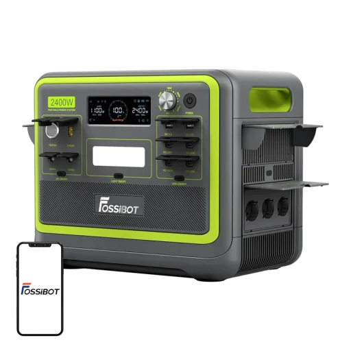 FOSSIBOT F2400 prenosná napájacia stanica zelená - 1