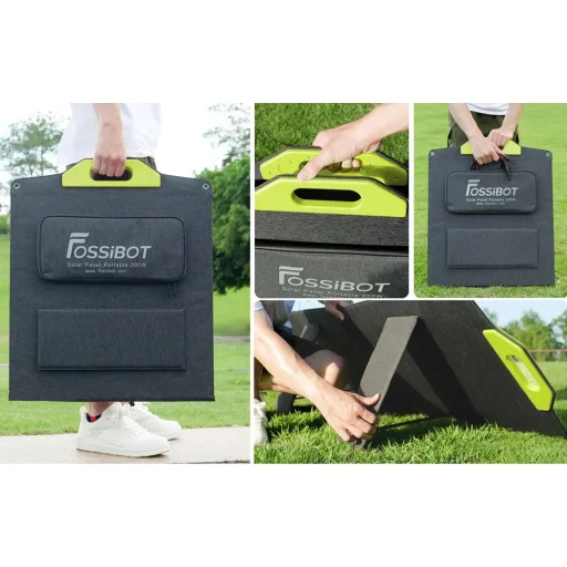 FOSSIBOT SP200 200 W skladací solárny panel - 12