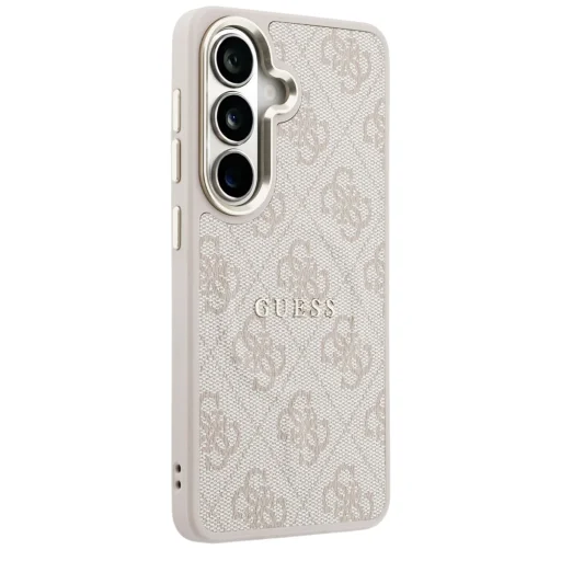 Guess - 4G Dombornyomott Ring MagSafe - Samsung Galaxy S26 - Pink tok - 3