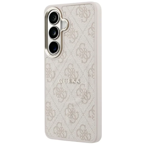 Guess - 4G Dombornyomott Ring MagSafe - Samsung Galaxy S26 - Pink tok - 5