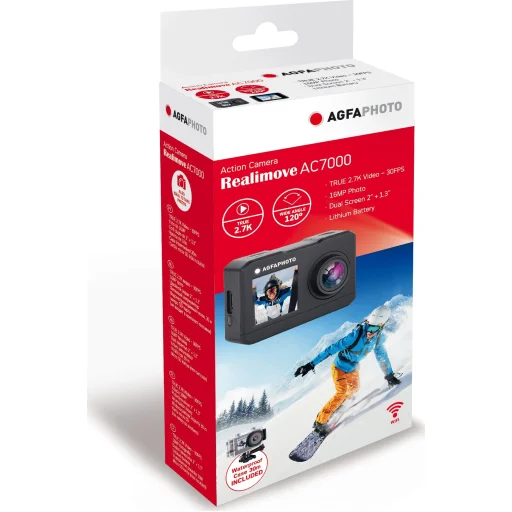 AGFA AC7000 Black akčná kamera - 6