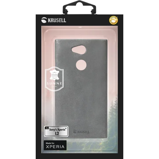 Krusell Sunne Cover Sony Xperia L2 vintage sivé puzdro - 6