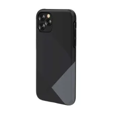Devia Simple Style Grid iPhone 11 Pro Max sivé puzdro