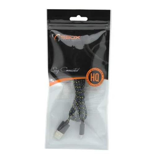 Sbox USB-1031B USB–Micro USB dátový kábel 1 m čierny - 4