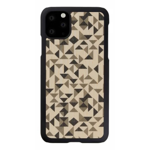 MAN&WOOD puzdro na iPhone 11 Pro Max mono triangle black - 1