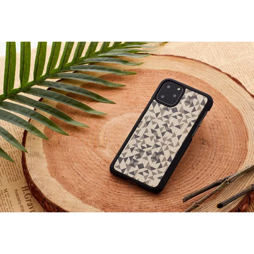 MAN&WOOD puzdro na iPhone 11 Pro Max mono triangle black - 3