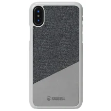 Krusell Tanum Cover Apple iPhone XS Max sivý kryt