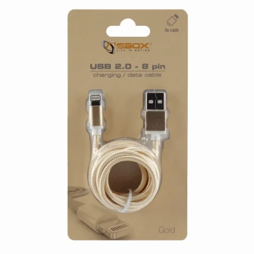Sbox USB 2.0 8-pin IPH7-G zlatý - 3