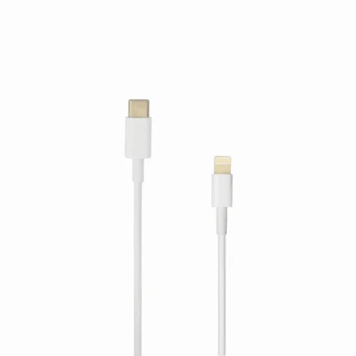 Sbox Lightning (iPhone 8 pin) – USB Type-C kábel 1 m biely - 1