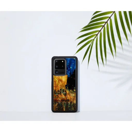 iKins puzdro pre Samsung Galaxy S20 Ultra, vzor kaviarenská terasa, čierne - 5