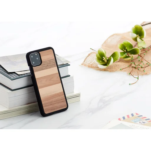 MAN&WOOD iPhone 11 Pro Max tok sabbia black - 3