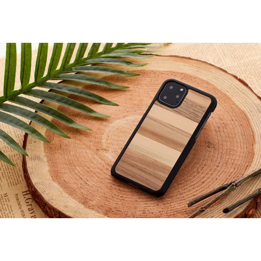 MAN&WOOD puzdro na iPhone 11 Pro Max sabbia black - 4