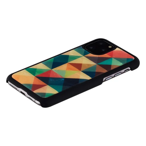 iKins SmartPhone puzdro iPhone 11 Pro mozaikové čierne puzdro - 2