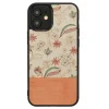 MAN&WOOD pink flower black tok iPhone 12 mini készülékhez thumbnail