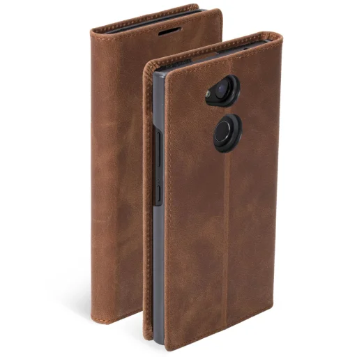 Krusell Sunne 2 Card Foliowallet Sony Xperia L2 vintage cognac flipové puzdro - 3