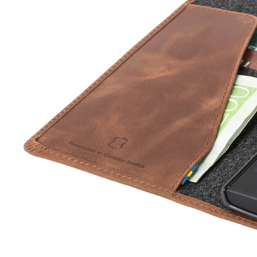 Krusell Sunne 2 Card Foliowallet Sony Xperia L2 vintage cognac flipové puzdro - 5
