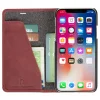 Krusell Sunne flipové puzdro na 4 karty pre Apple iPhone XS Max, vintage červená thumbnail