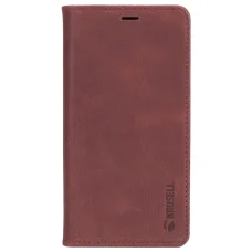 Krusell Sunne flipové puzdro na 4 karty pre Apple iPhone XS Max, vintage červená
