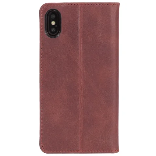 Krusell Sunne flipové puzdro na 4 karty pre Apple iPhone XS Max, vintage červená - 2