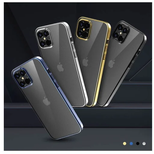 Devia Glimmer Series strieborné puzdro pre iPhone 12 Pro Max - 3