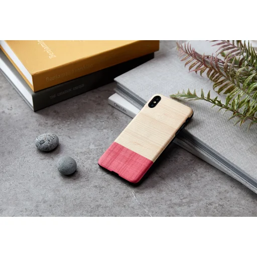 MAN&WOOD iPhone XS Max miss match white puzdro - 5