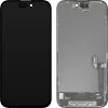 Apple iPhone 16 LCD Kijelző Modul, Soft OLED, FHD 120Hz, IC Mozgatható Verzió, Utángyártott, Fekete thumbnail