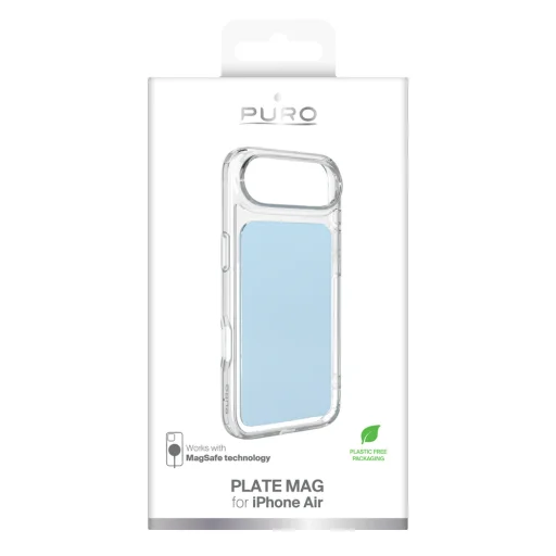Puro Plate Mag tok iPhone 17 Air-hez MagSafe kompatibilis - Világoskék - 2