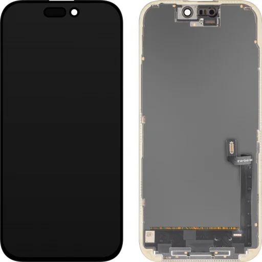 LCD kijelző modul Apple iPhone 17-hez, OLED FHD IC mozgatható verzió, utángyártott, fekete - 5