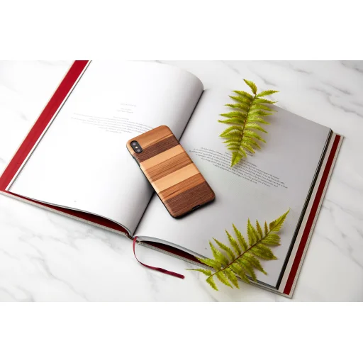 MAN&WOOD iPhone XS Max sabbia black puzdro - 4