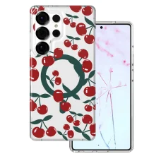 Samsung Galaxy S25 Ultra Cherry Mag priehľadný kryt