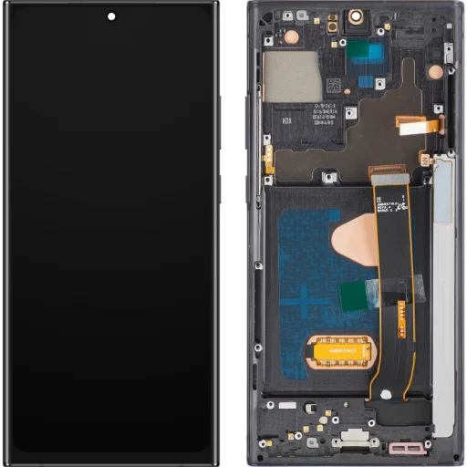 LCD kijelző modul MP Samsung Galaxy Note 20 Ultra N985, OLED verzió, utángyártott, fekete - 1