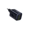Baseus PicoGo AE11 hálózati USB-C töltő adapter, 67W, 3.35A, 1 x USB-A - 2 x USB-C, fekete thumbnail