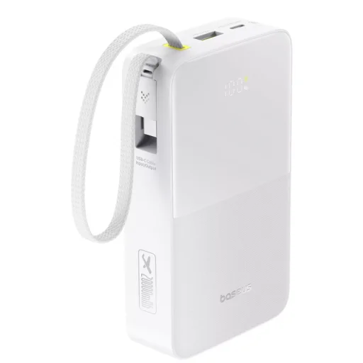 Powerbanka Baseus EnerFill Bipow2 Pro, 20000mAh, 22.5W, QC + PD, Biela E0027700 - 1