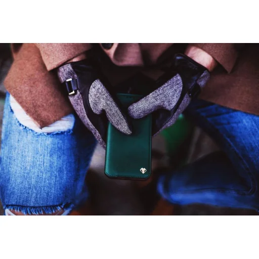 VixFox smart flipové puzdro pre iPhone XS Max, lesná zelená - 7