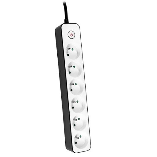 Tracer 46259 Zebra 1,5 m 6-zásuvkový predlžovací prívod - 2