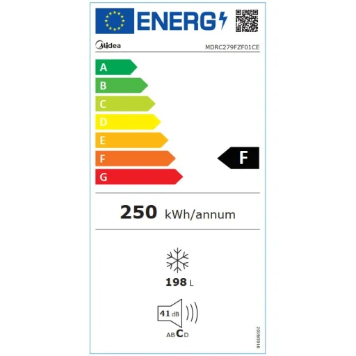 Midea MDRC279FZF01CE (MCF3085W) fehér fagyasztóláda - 3