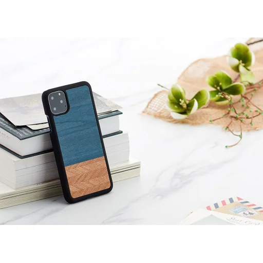 MAN&WOOD iPhone 11 Pro Max čierny rifľový kryt - 4