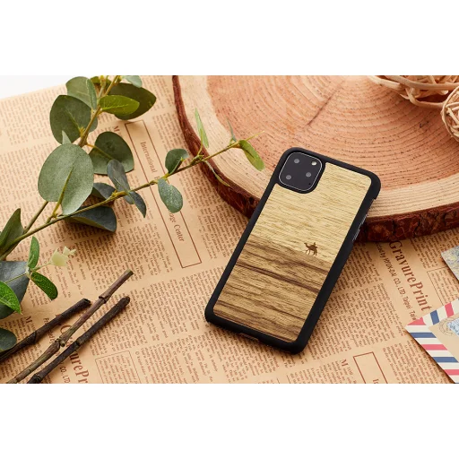 MAN&WOOD iPhone 11 Pro terra black puzdro - 2