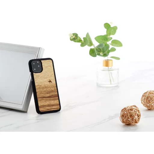 MAN&WOOD iPhone 11 Pro terra black puzdro - 3