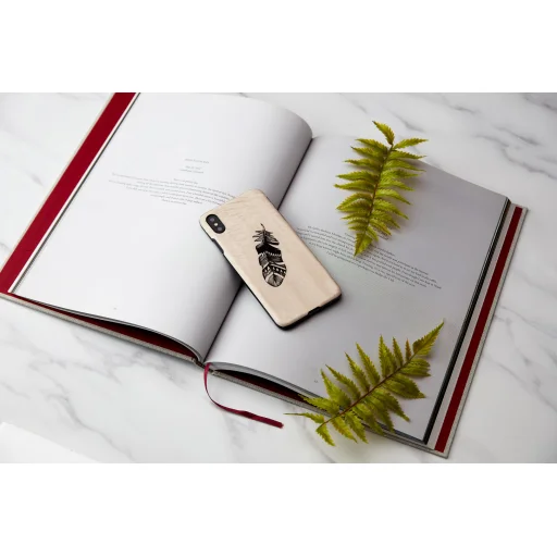 MAN&WOOD iPhone XS Max indian black puzdro - 4