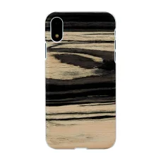 MAN&WOOD iPhone XR puzdro biely eben-biely
