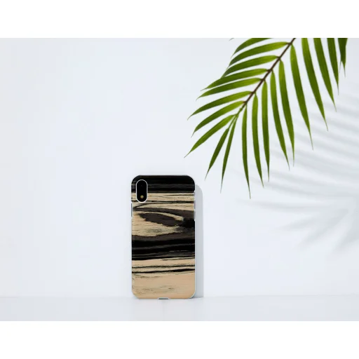 MAN&WOOD iPhone XR puzdro biely eben-biely - 3