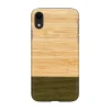 MAN&WOOD iPhone XR bambusový les čierne puzdro thumbnail
