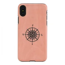 MAN&WOOD iPhone X/XS compass black puzdro